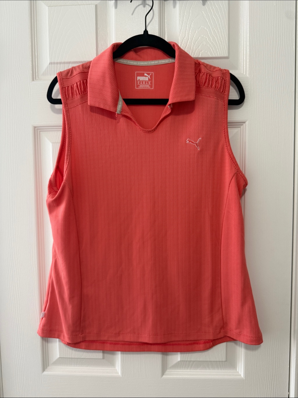 Euc Orange Coral Puma Athletic Tank Top Size Xl